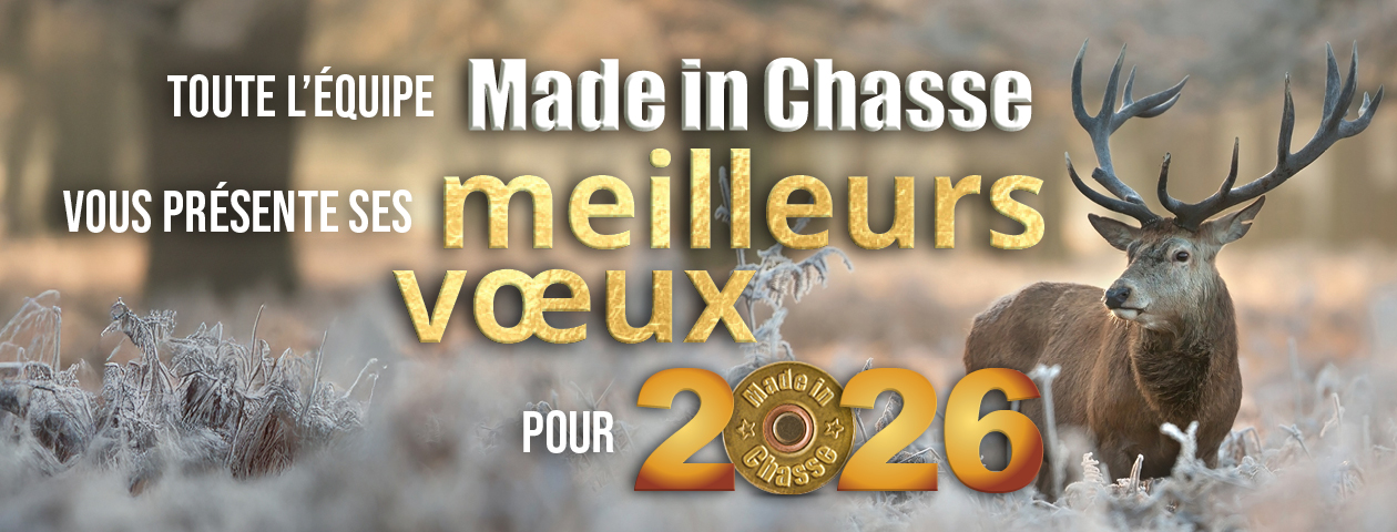 Meilleurs vœux 2026 de l'équipe Made in Chasse