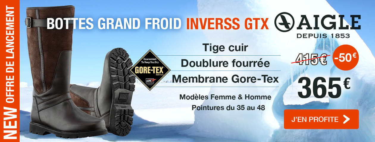 Offre de lancement Bottes AIGLE Inverss GTX