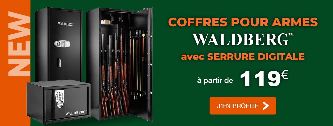 NEW / Coffres pour armes Waldberg avec serrure digitale