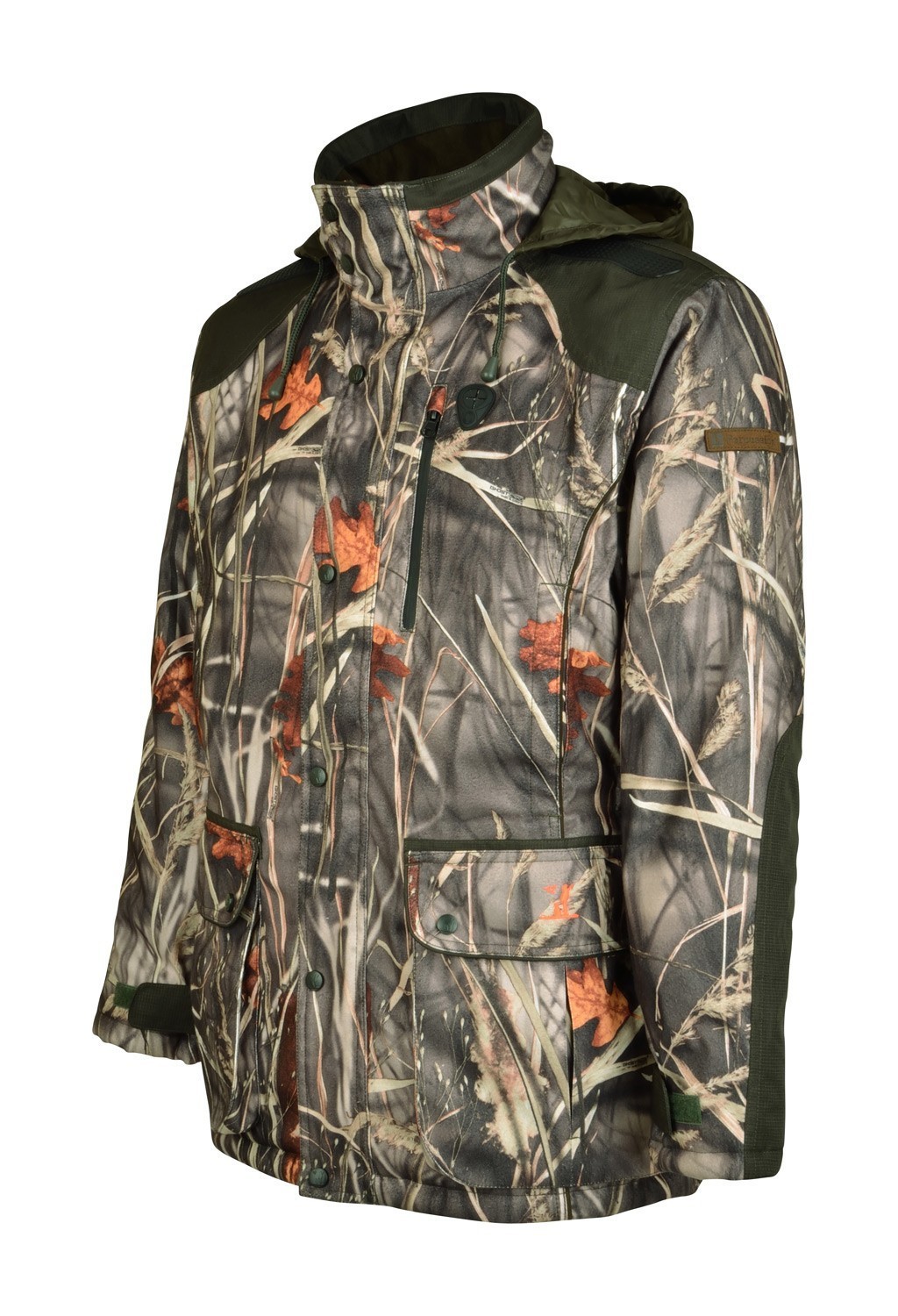 Veste de chasse Percussion Brocard GhostCamo Wet, Vert, Taille S, MADE IN CHASSE - Equipements de chasse