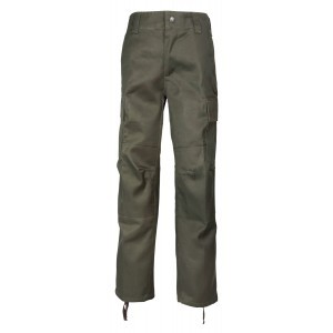 Pantalon Enfant Percussion BDU Kaki, Vert, Taille 10 ans, MADE IN CHASSE - Equipements de chasse