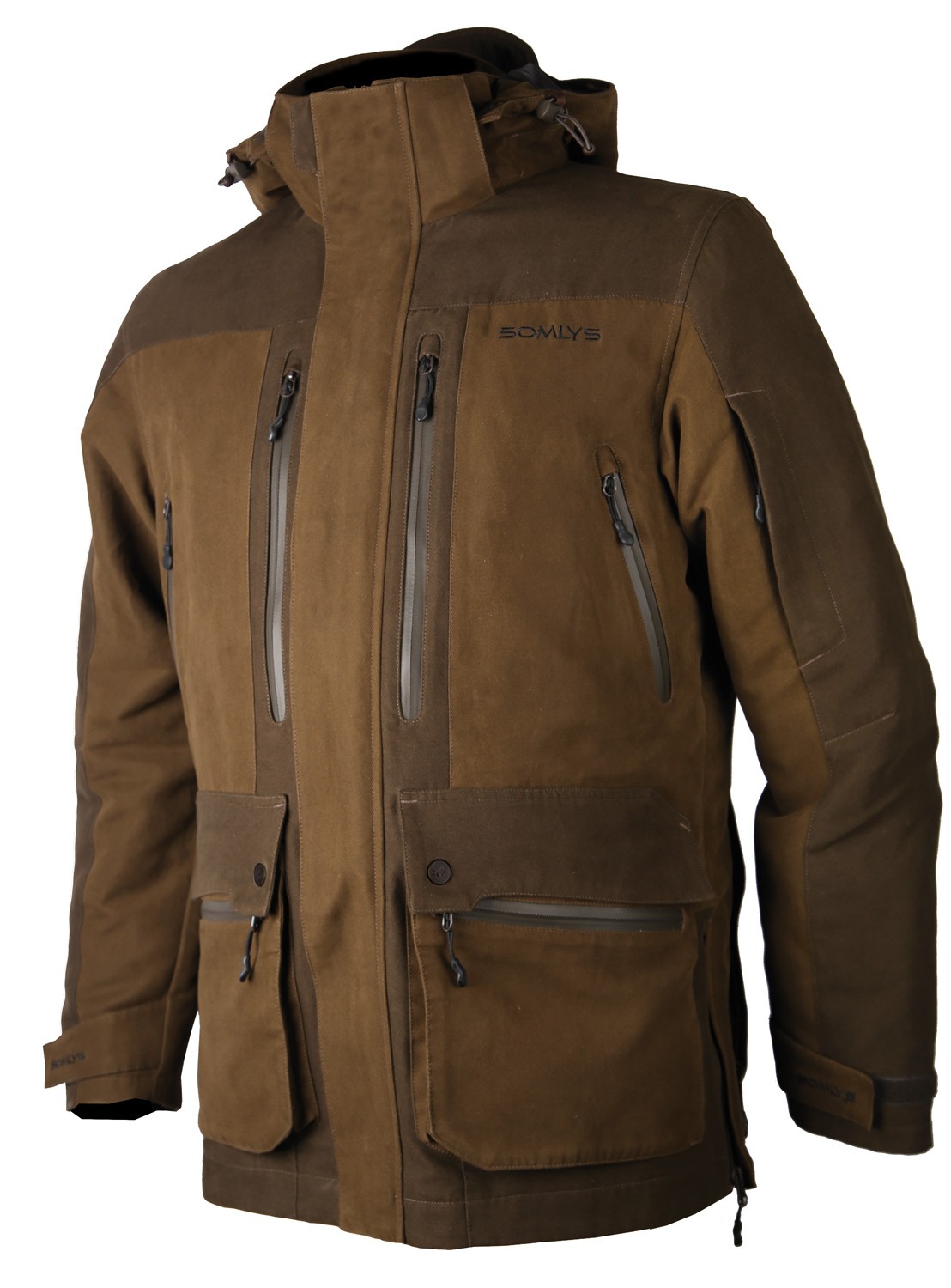 Veste de chasse Somlys Prestige 478, Marron, Taille M, MADE IN CHASSE - Equipements de chasse