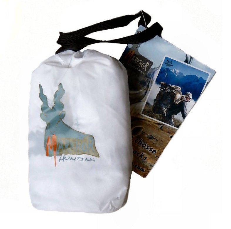 Sursac blanc pour sacs à dos Markhor 35 / 55 L, MADE IN CHASSE - Equipements de chasse