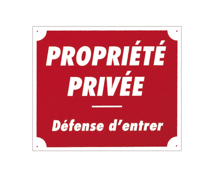 Pack 10 pancartes de chasse PROPRIÉTÉ PRIVÉE / 1, MADE IN CHASSE - Equipements de chasse
