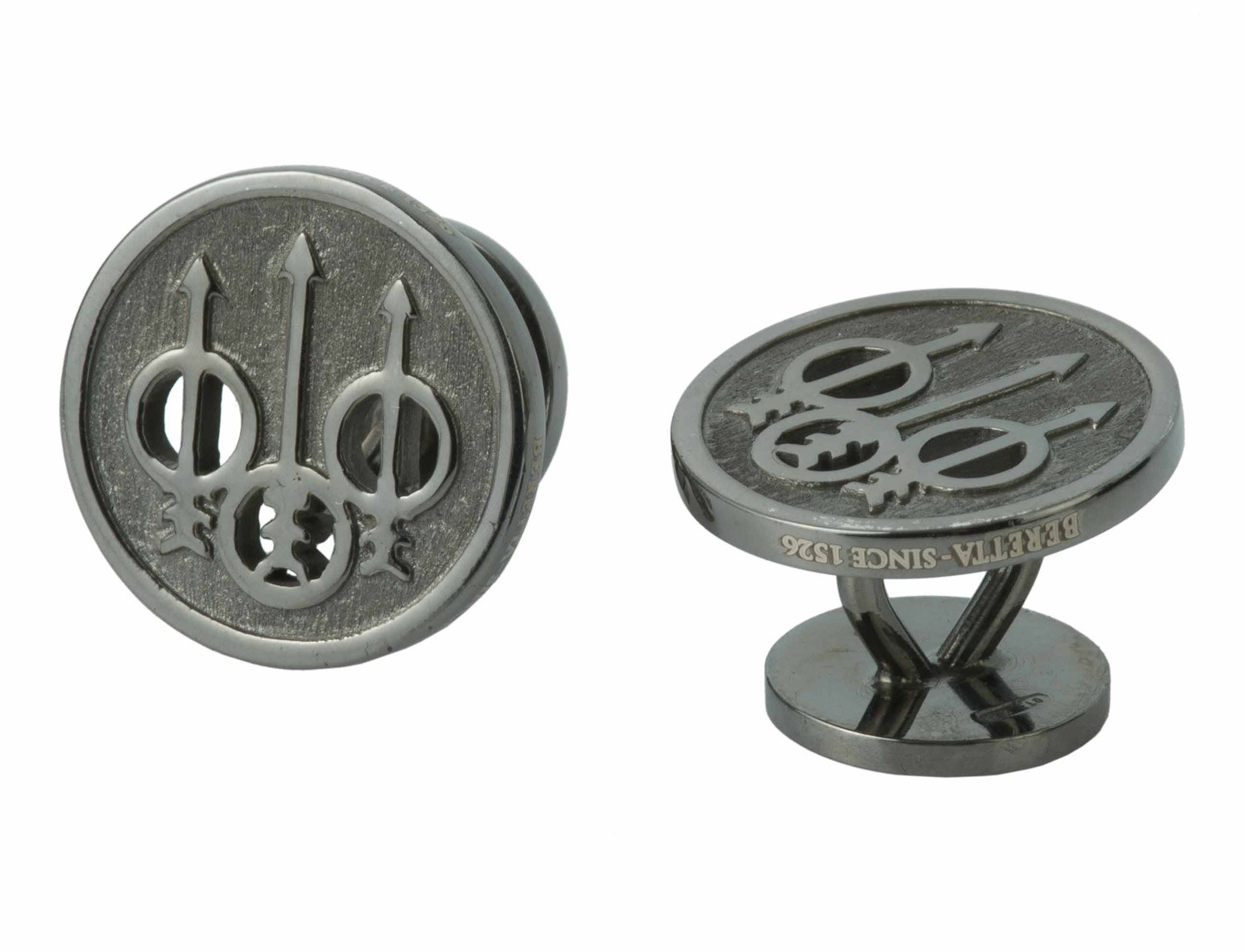 Boutons de manchettes Beretta - Gris, MADE IN CHASSE - Equipements de chasse