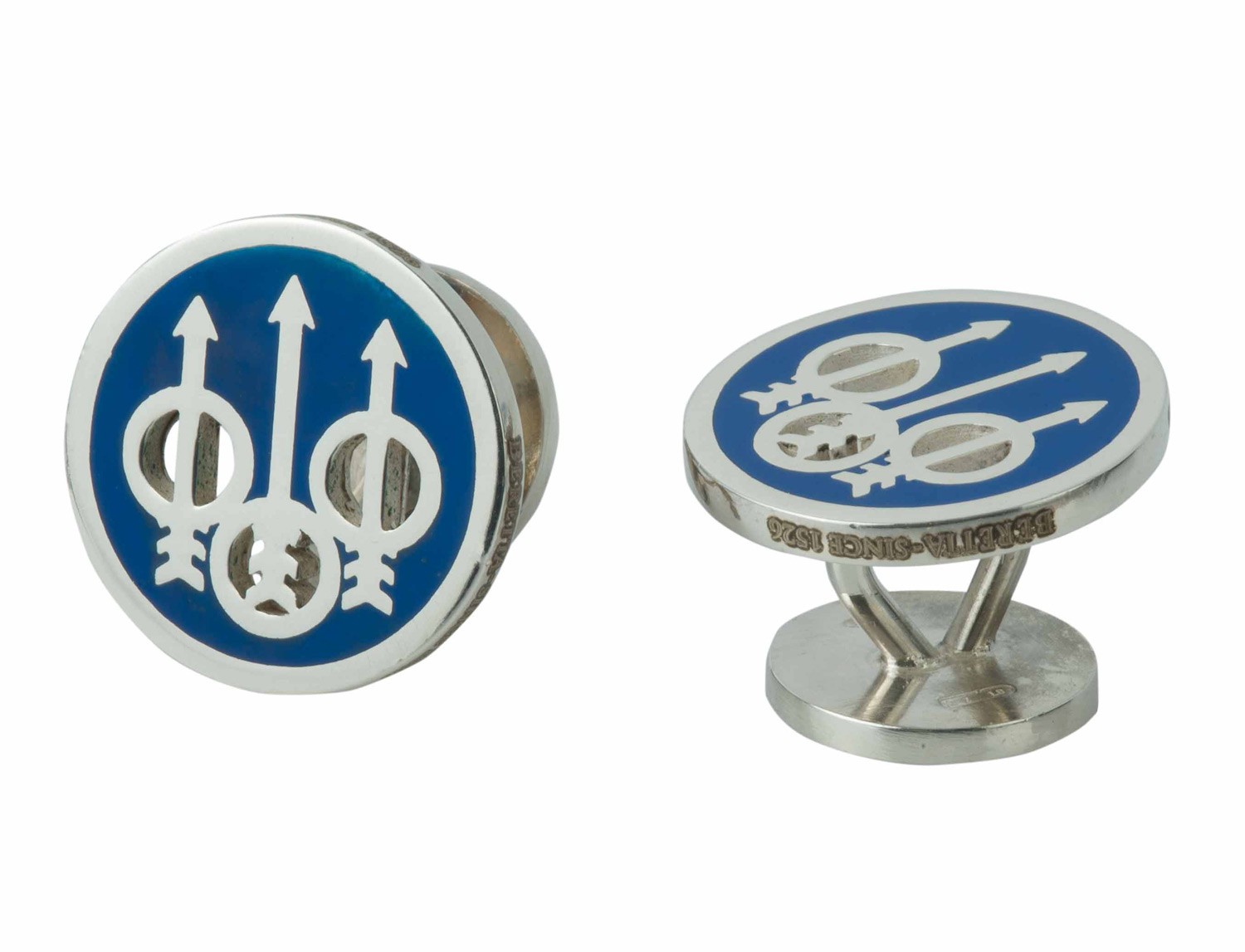 Boutons de manchettes Beretta - Bleu, MADE IN CHASSE - Equipements de chasse