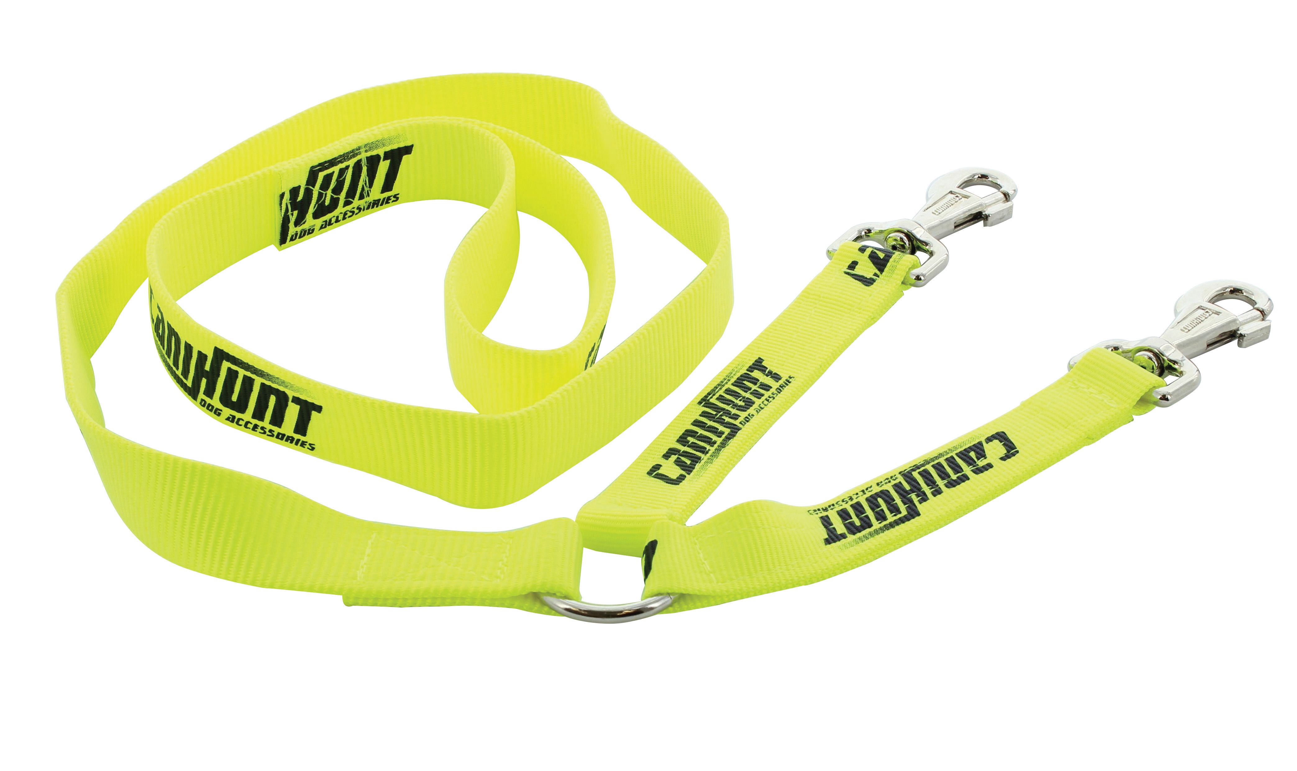 Laisse coupleur plate CaniHunt Hunter - 1,50 m, MADE IN CHASSE - Equipements de chasse