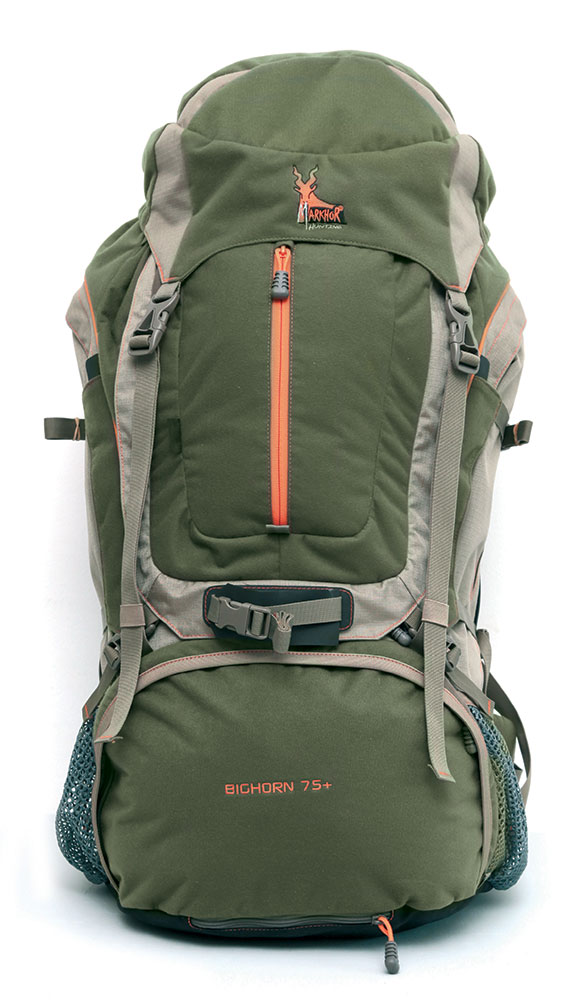 Sac à dos Markhor Bighorn 75+ Green 75 L, MADE IN CHASSE - Equipements de chasse