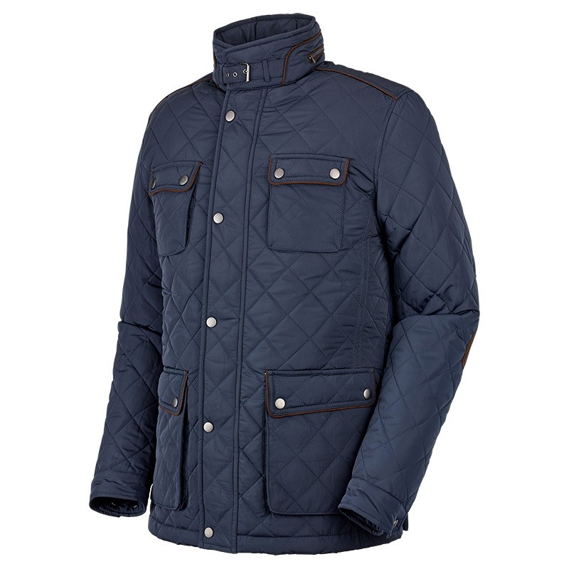 Veste matelassée Stagunt Bossy Navy, Bleu, Taille M, MADE IN CHASSE - Equipements de chasse