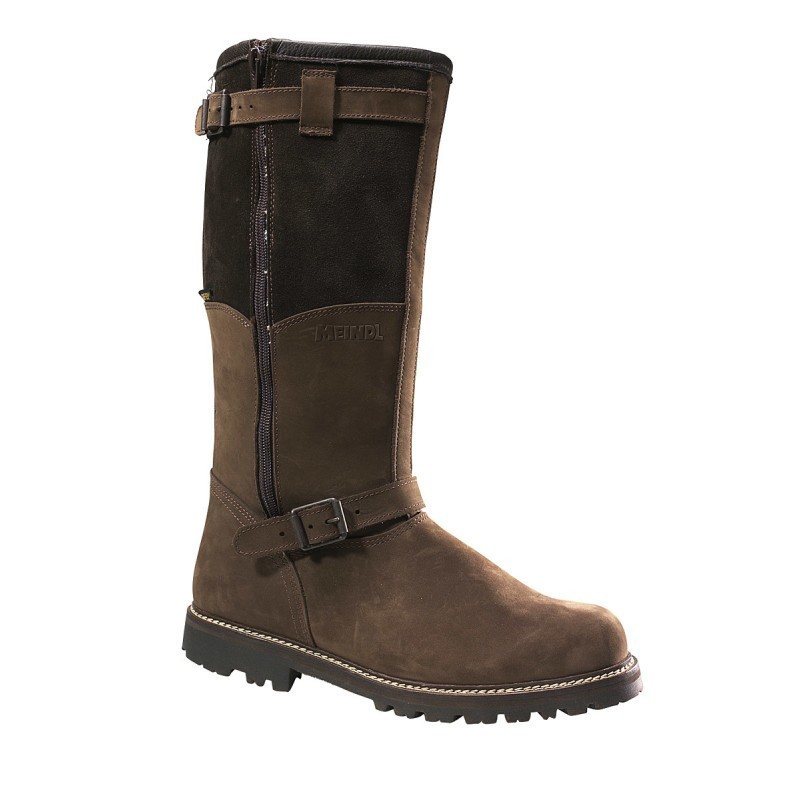 Bottes cuir fourrées Meindl Kiruna GTX, Marron, Taille 43, MADE IN CHASSE - Equipements de chasse