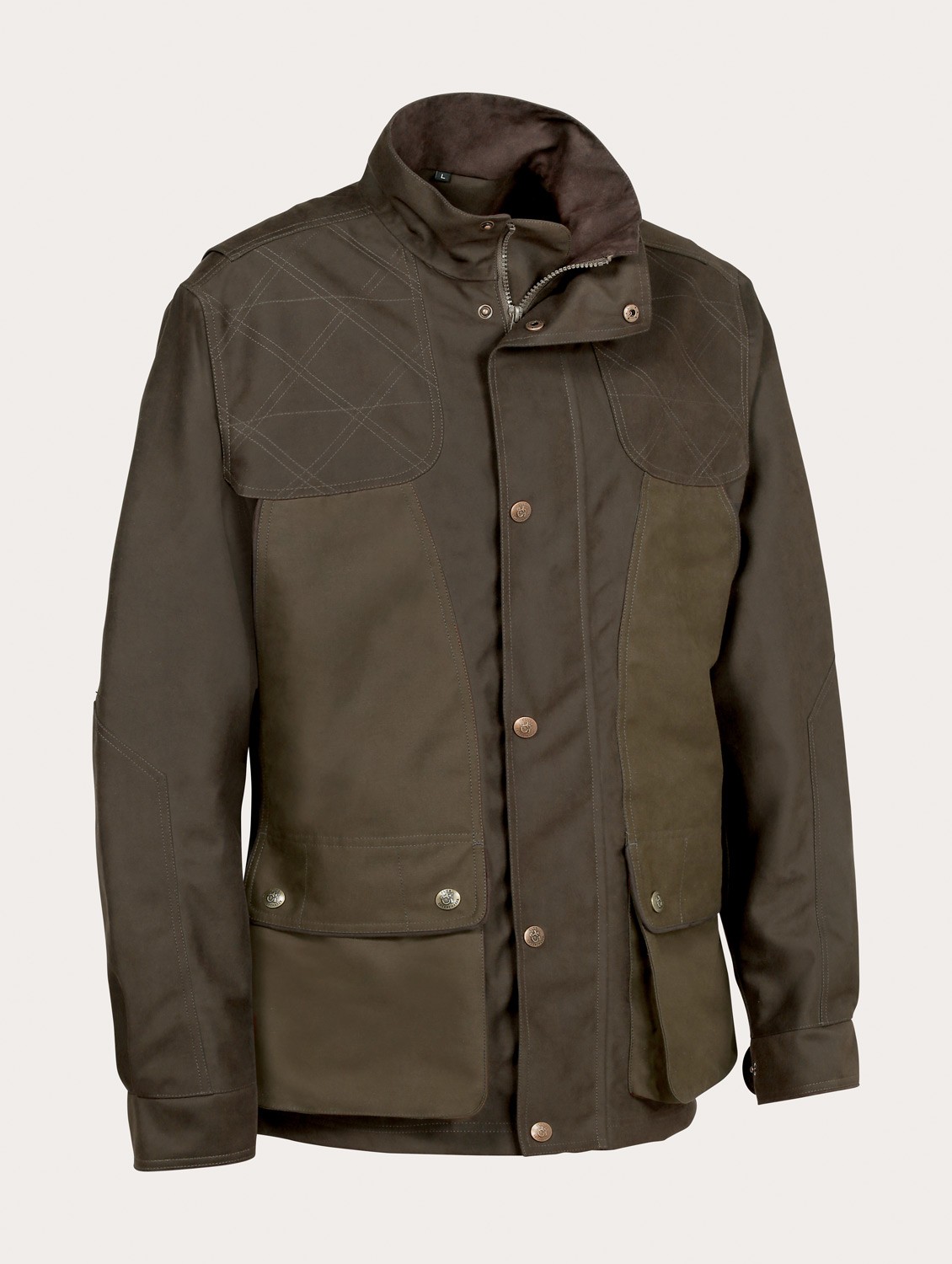 Veste de chasse Club Interchasse Julius, Marron, Taille 2XL, MADE IN CHASSE - Equipements de chasse