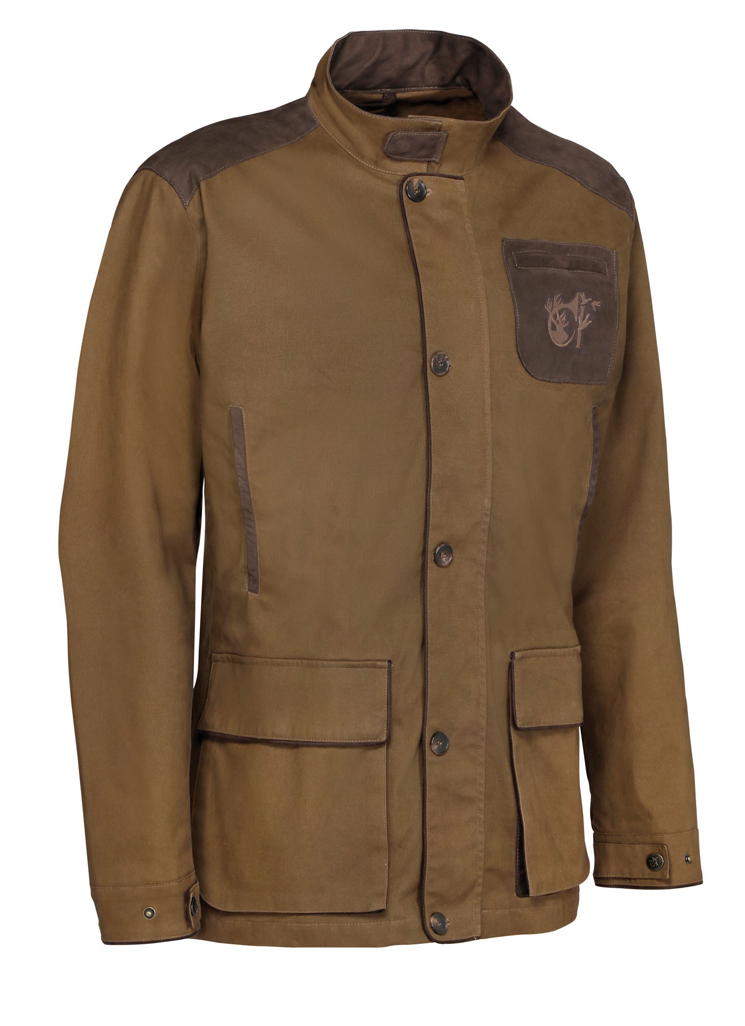 Veste de chasse Club Interchasse Thibault, Marron, Taille L, MADE IN CHASSE - Equipements de chasse