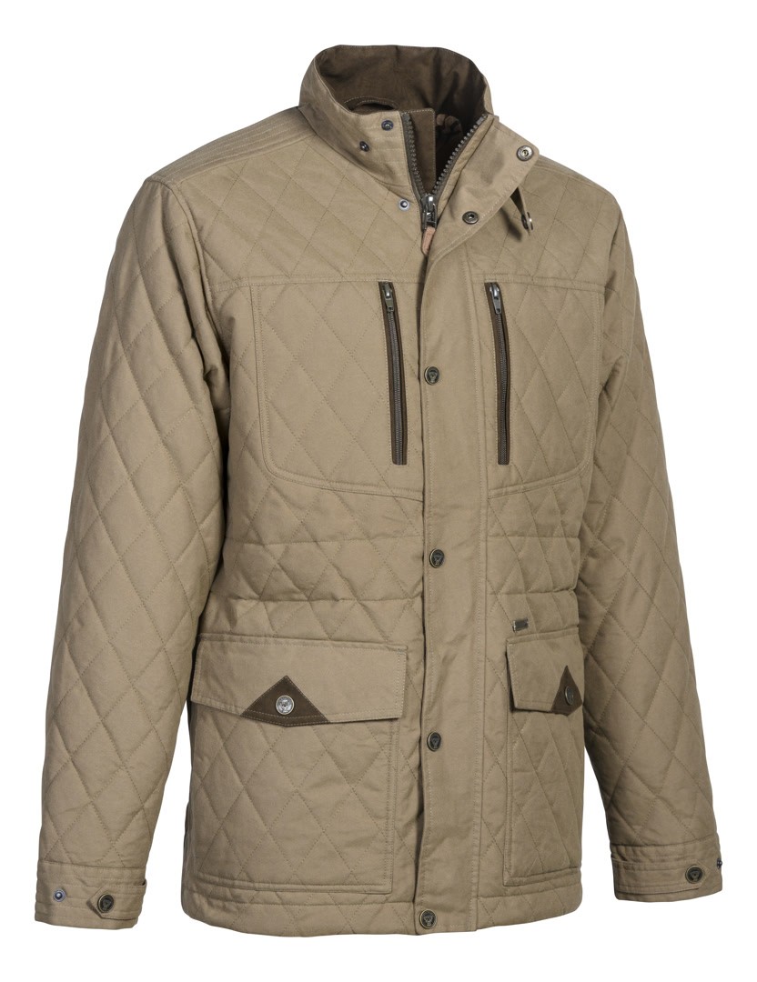 Veste matelassée Club Interchasse Arès, Beige, Taille XL, MADE IN CHASSE - Equipements de chasse