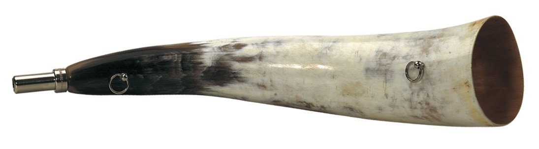 Corne de chasse 33 cm en corne naturelle Elless, MADE IN CHASSE - Equipements de chasse MADE IN CHASSE