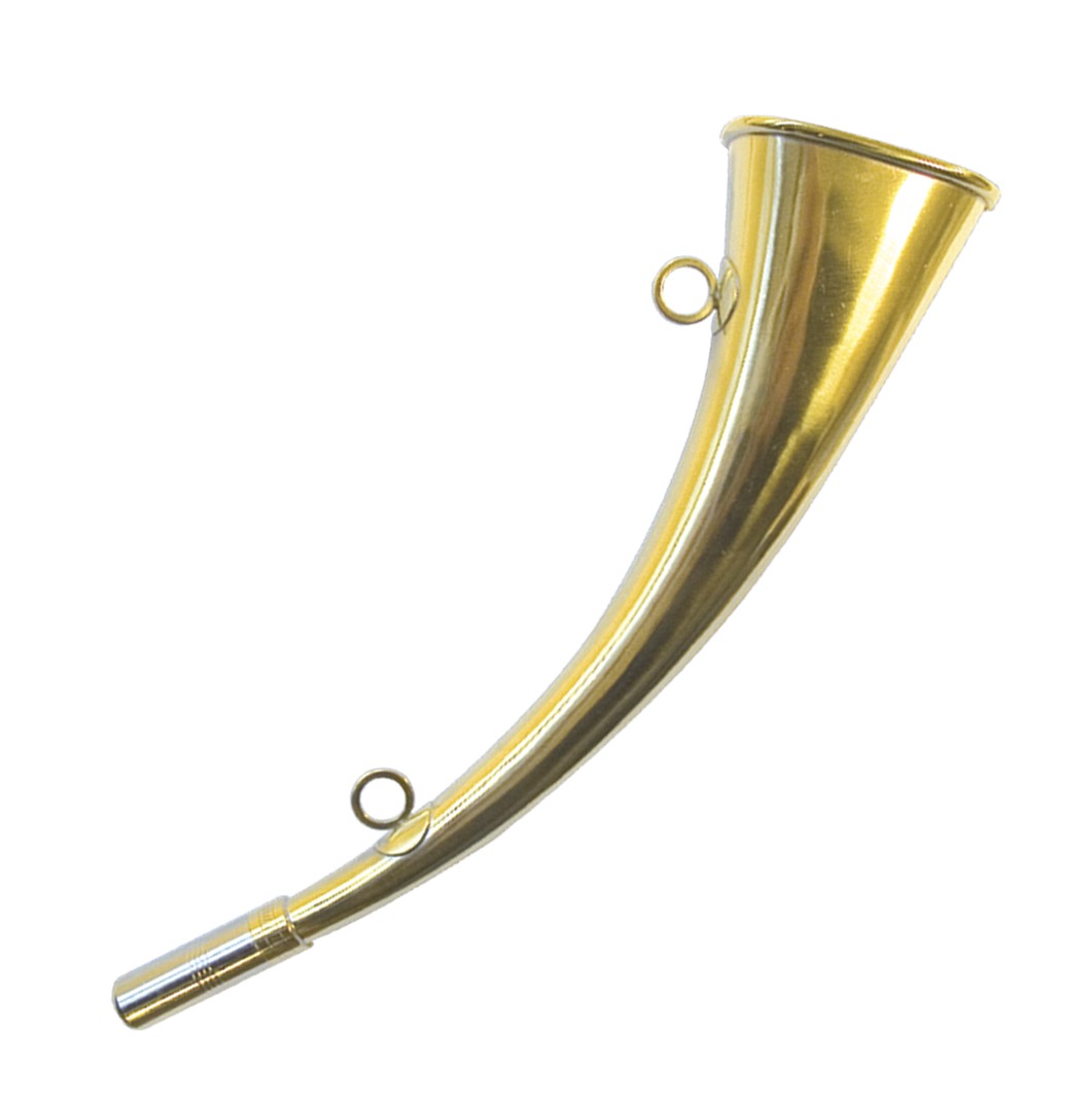 Corne de chasse 25 cm plate cintrée Elless, MADE IN CHASSE - Equipements de chasse