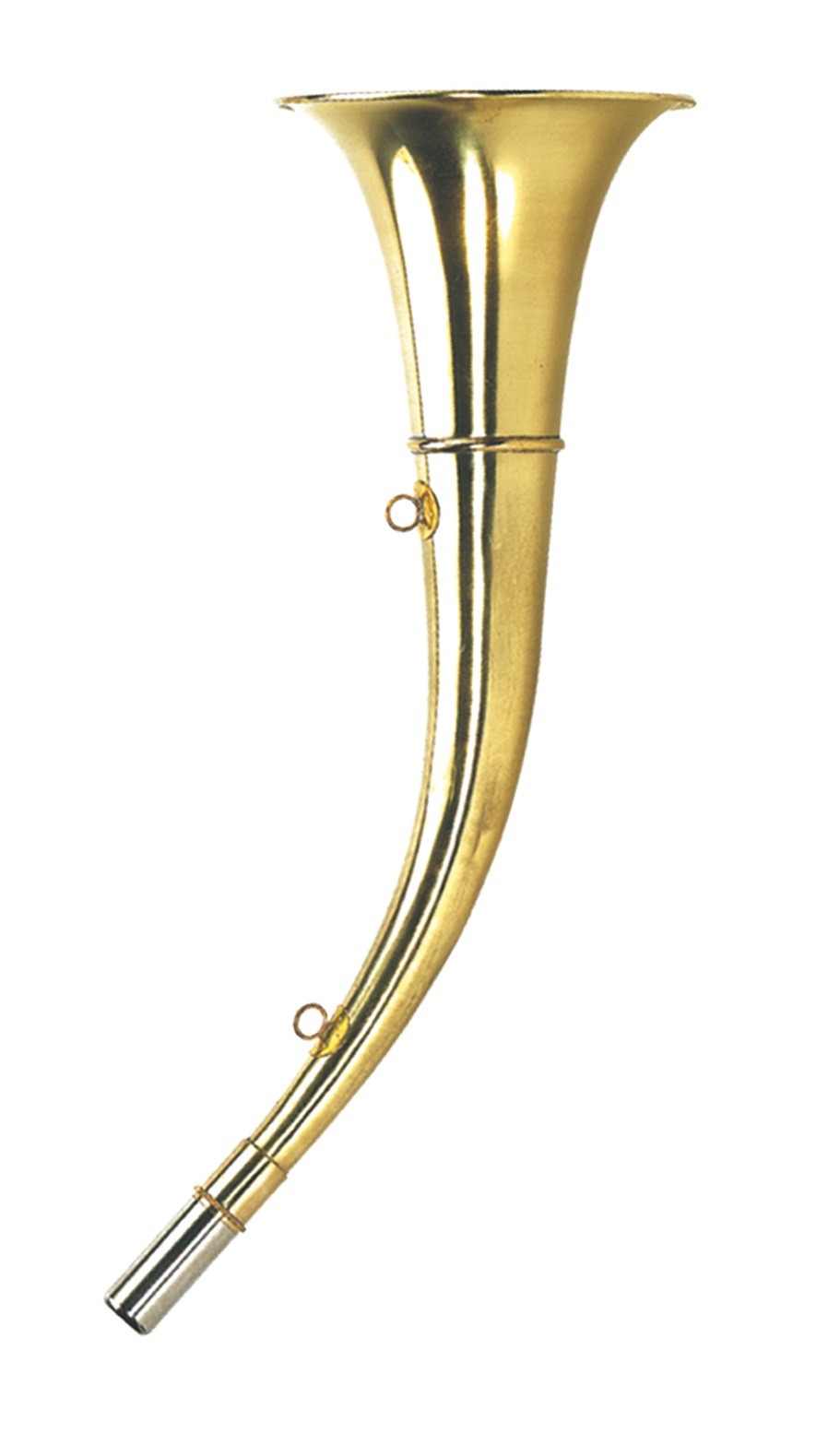 Corne de chasse 40 cm ronde cintrée à pavillon Elless, MADE IN CHASSE - Equipements de chasse