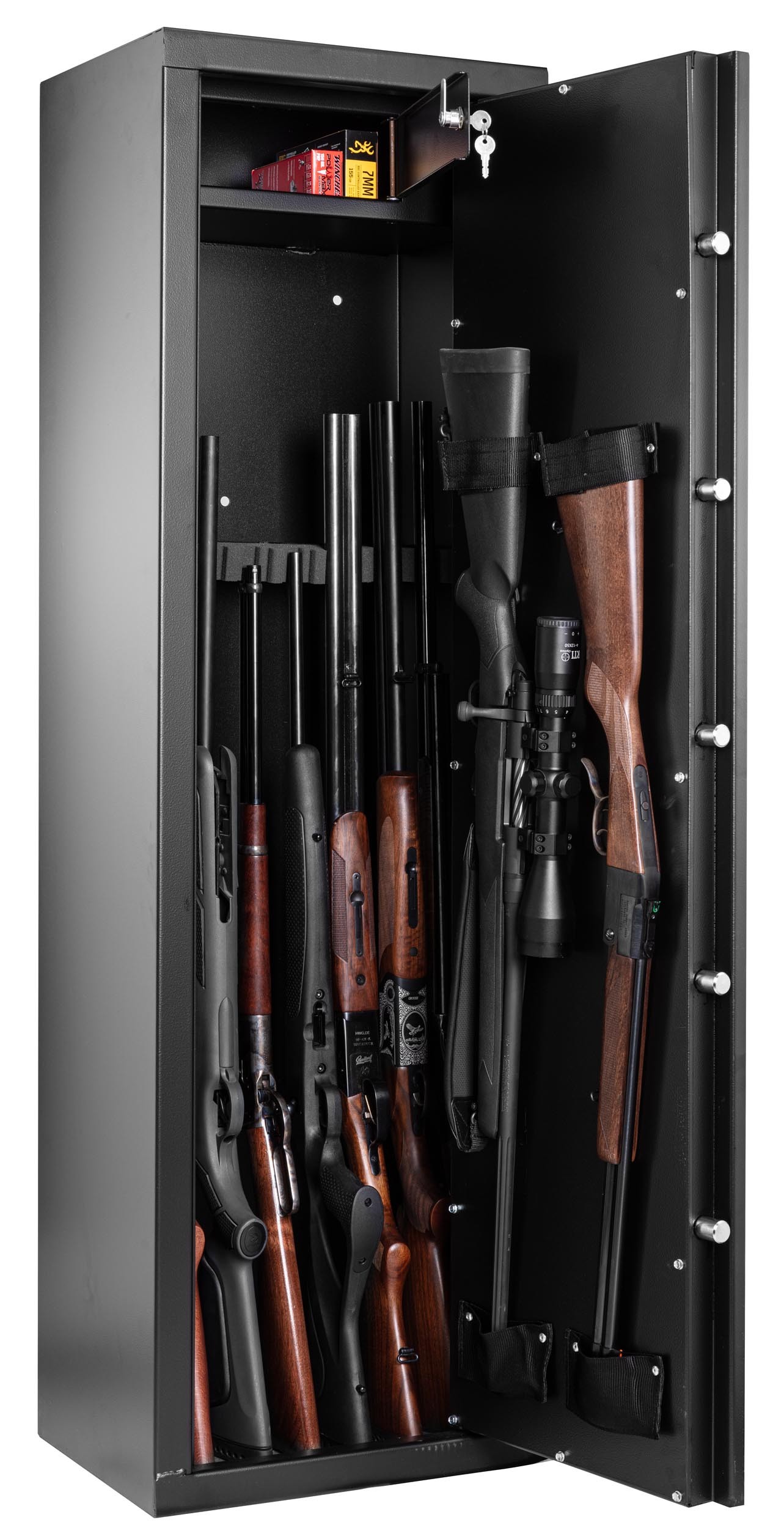 Armoire forte Rietti 10 armes + coffre intérieur, MADE IN CHASSE - Equipements de chasse