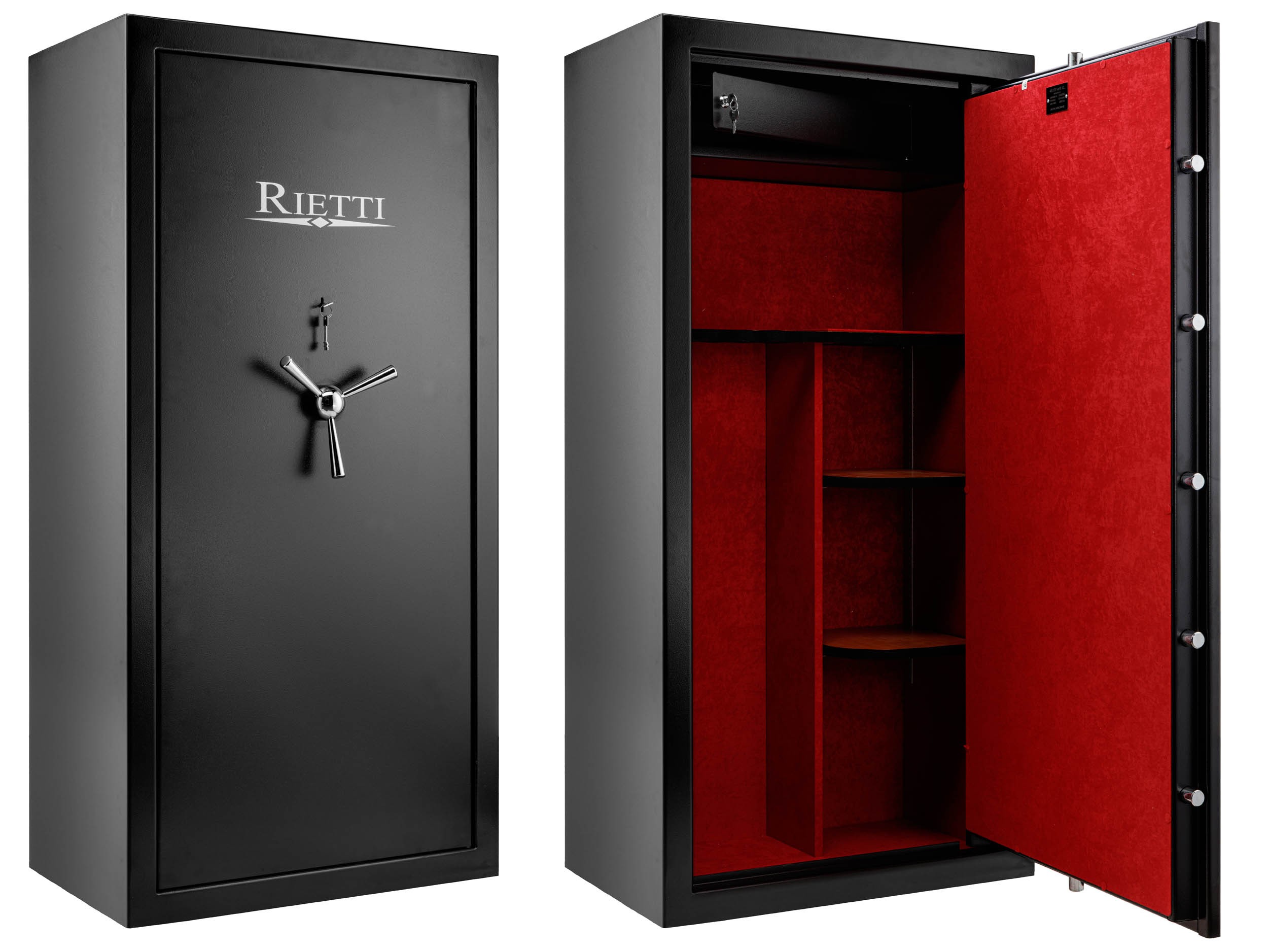 Armoire forte Rietti Premium modulable 23 armes / 18 armes + étagères, MADE IN CHASSE - Equipements de chasse