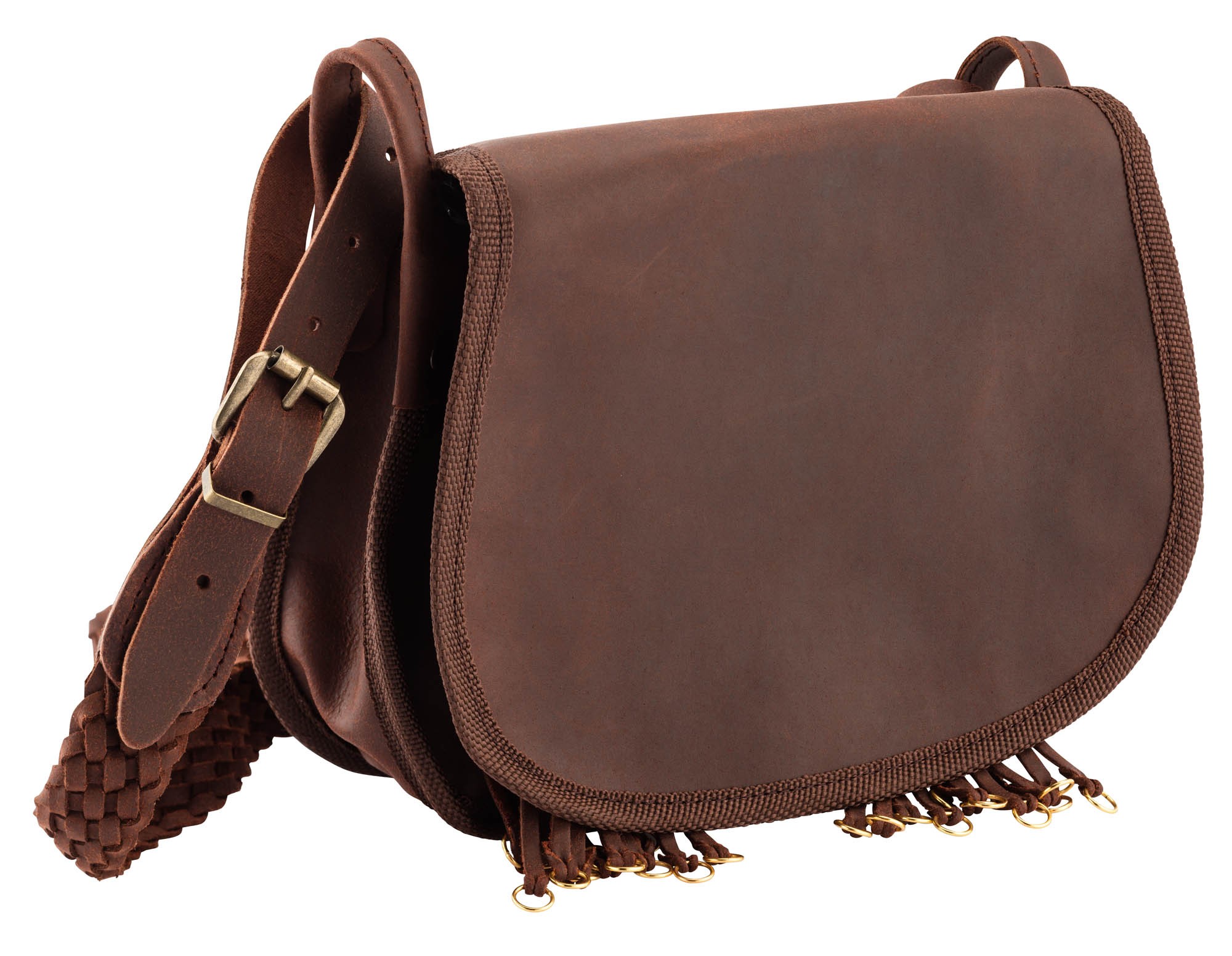 Sac cartouchière cuir vieilli Country Sellerie, MADE IN CHASSE - Equipements de chasse