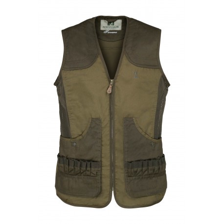 Gilet de chasse Percussion Savane - Kaki