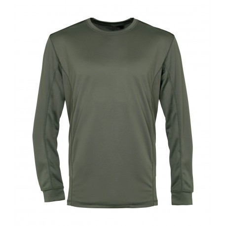 Sweatshirt thermique Percussion Megadry - Kaki
