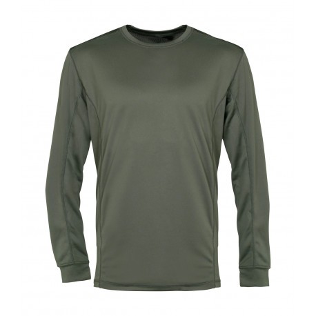 Sweatshirt thermique Percussion Megadry Kaki