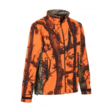 Blouson de chasse softshell Percussion GhostCamo B&B