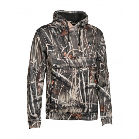 Sweat-shirt de chasse à capuche Percussion - GhostCamo Wet