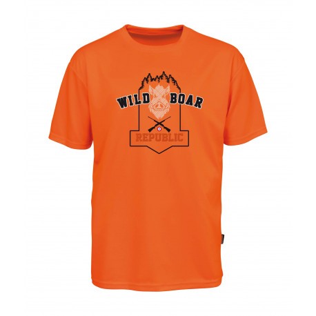 Tee-shirt Percussion Wild Boar Republic II - Orange