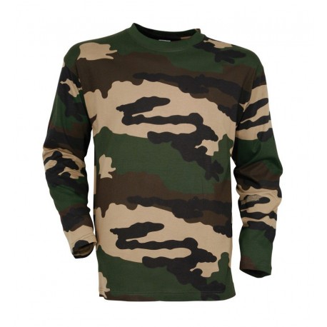 Tee-shirt de chasse ML Percussion - Camo
