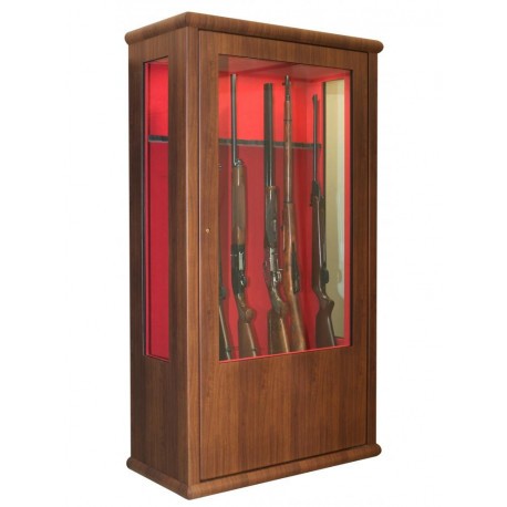 Armoire forte Infac Vitrine couleur Bois LV90 / 14 armes