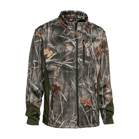 Sweat-shirt Enfant zippé Percussion - GhostCamo Wet