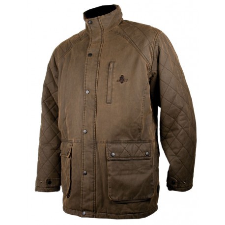 Veste de chasse chaude façon cuir vieilli Somlys 466