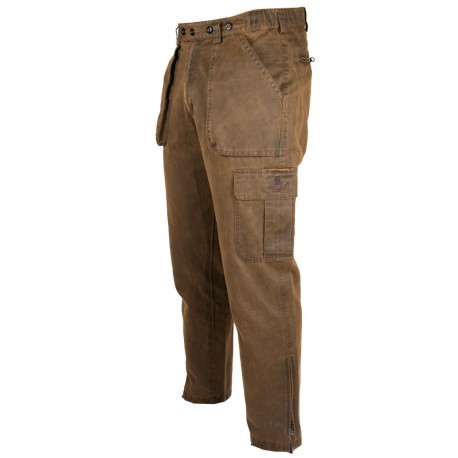 Pantalon de chasse léger façon cuir vieilli Somlys 565