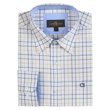 Chemise de chasse Club Interchasse Actéon - Vert / Jaune