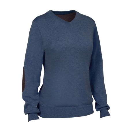 Pull Femme Club Interchasse Arthemis Bleu