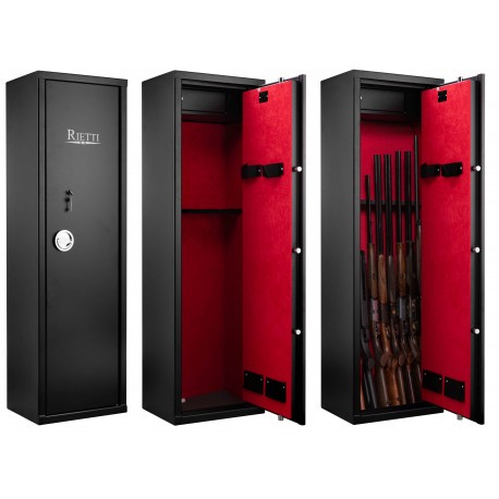 Armoire forte Rietti Premium 10 armes + coffre intérieur