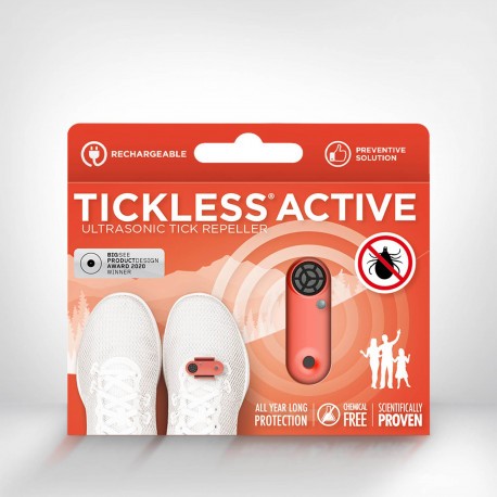 Répulsif TICKLESS Active rechargeable - Corail