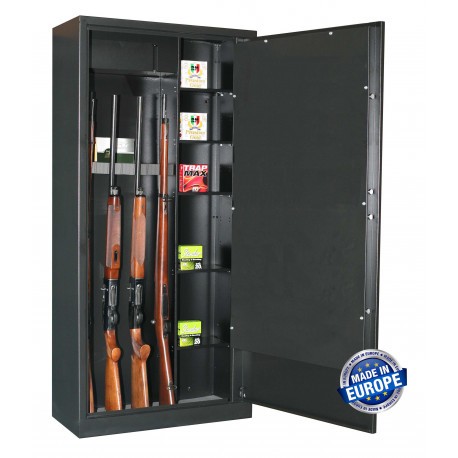 Armoire forte Fortify Delta 12 modulable 12 armes - 8 armes + étagères
