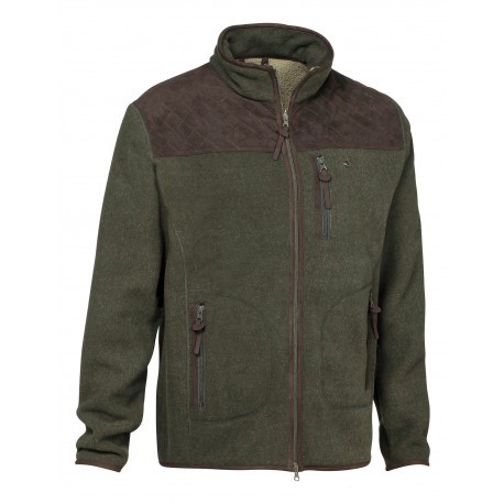 Blouson polaire Ligne Verney-Carron Presly - Kaki chiné - Taille M