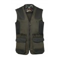 Gilet de chasse Percussion Tradition brodé Sanglier - Kaki