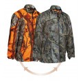 Veste de chasse réversible Percussion GhostCamo Blaze & Black - Forest Evo