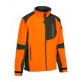Blouson de chasse softshell Percussion Orange - Kaki