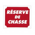 Pack 10 pancartes de chasse RÉSERVE DE CHASSE