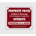 Pack 10 pancartes de chasse PROPRIÉTÉ PRIVÉE / 2