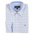Chemise de chasse Club Interchasse Actéon - Bleu / Gris