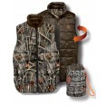 Gilet ouatiné réversible Percussion Warm - Marron / Wet