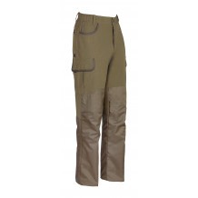 Pantalon de chasse hyperstretch renforcé Percussion Savane