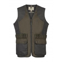 Gilet de chasse Percussion Tradition brodé Logo - Kaki clair - Taille 2XL