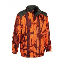 Veste chaude coupe-vent Percussion Renfort - GhostCamo Black & Blaze